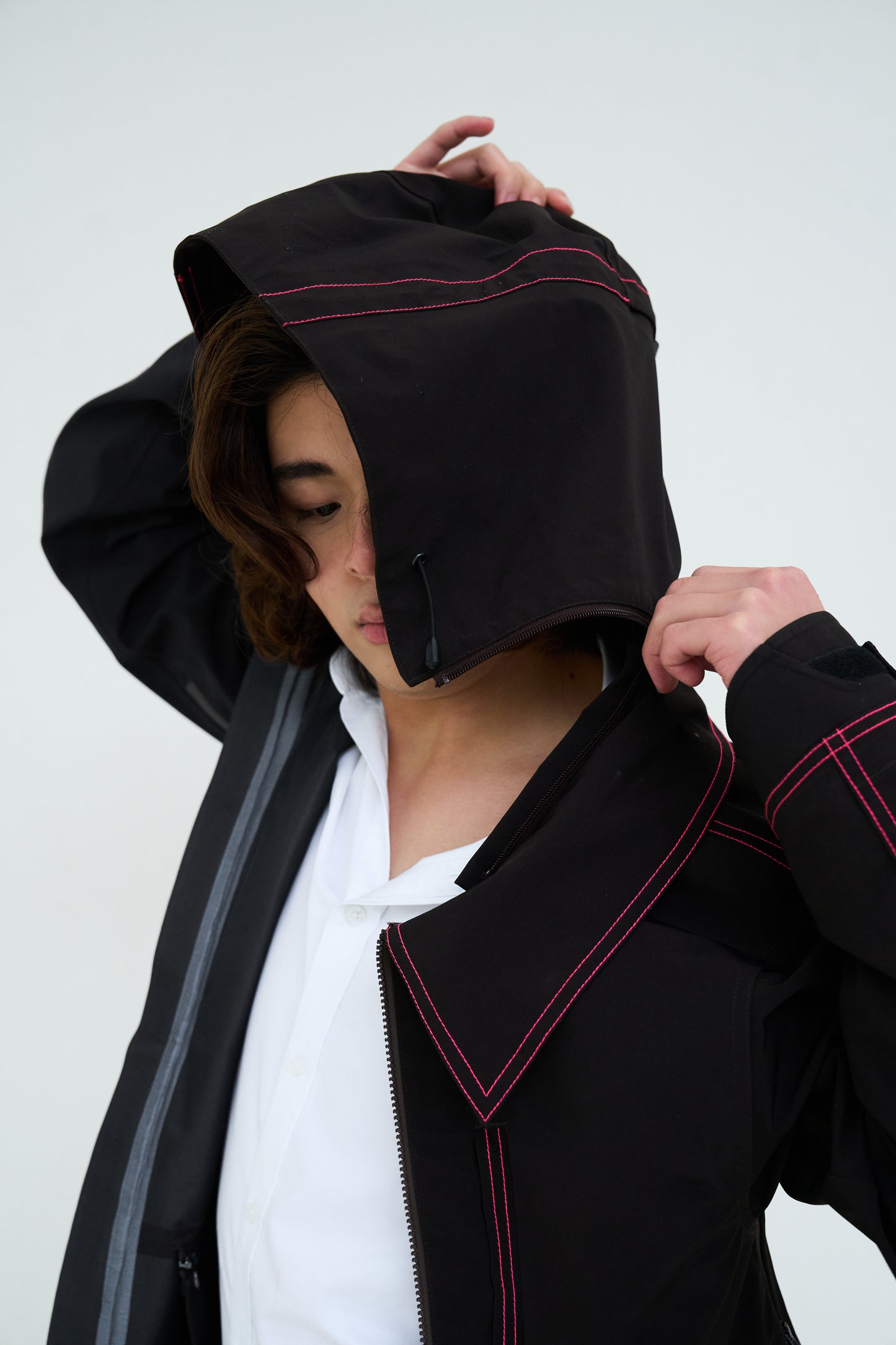 NAVY SKI JACKET