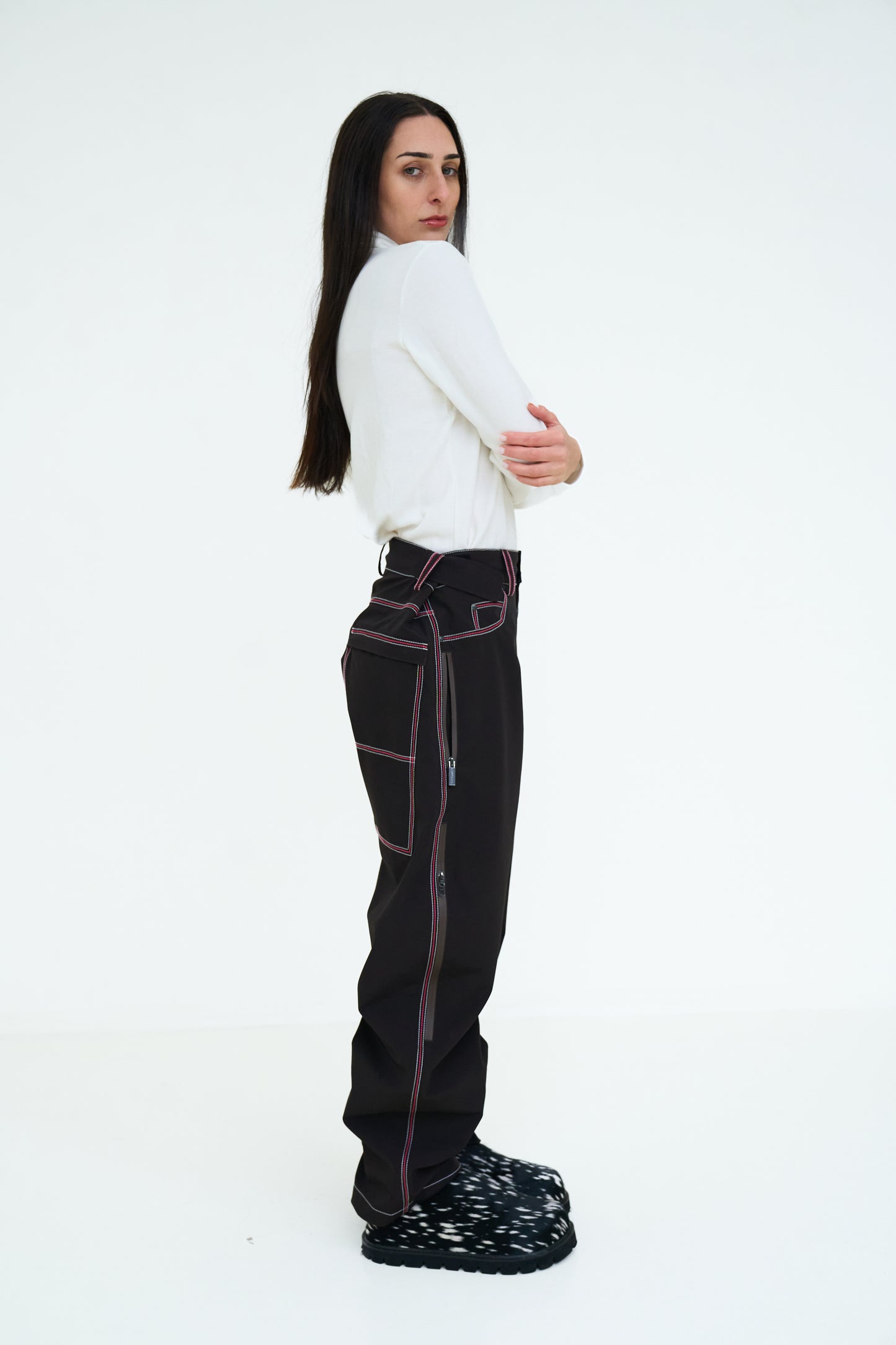 BROWN SKI PANTS