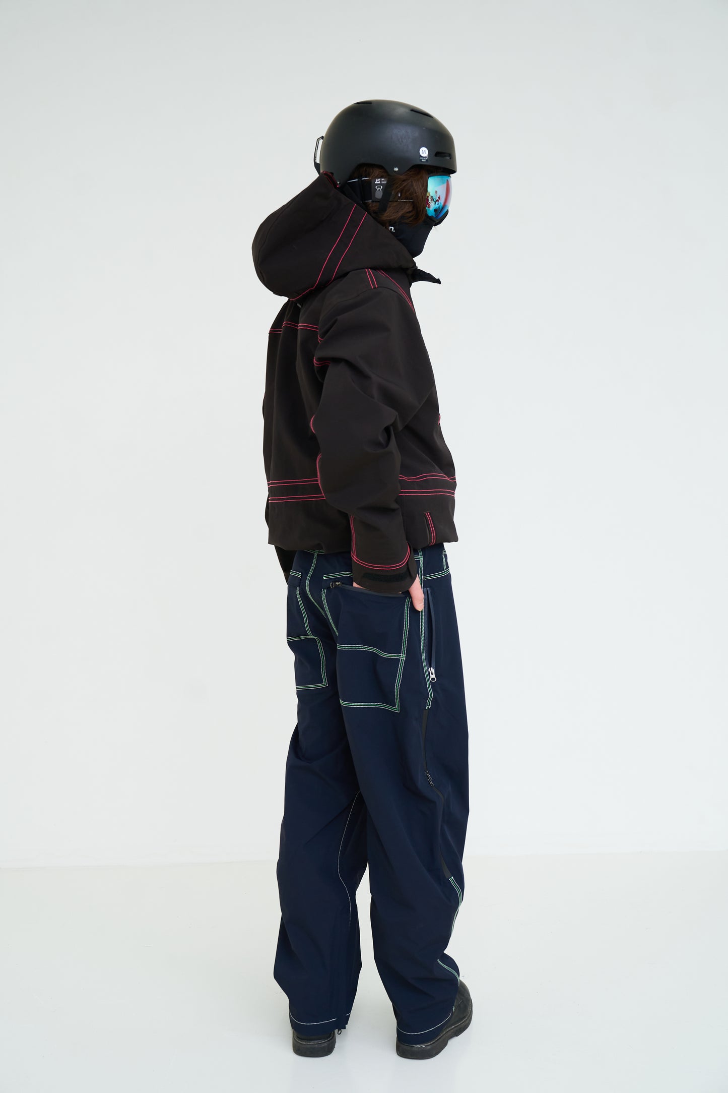 NAVY SKI PANTS