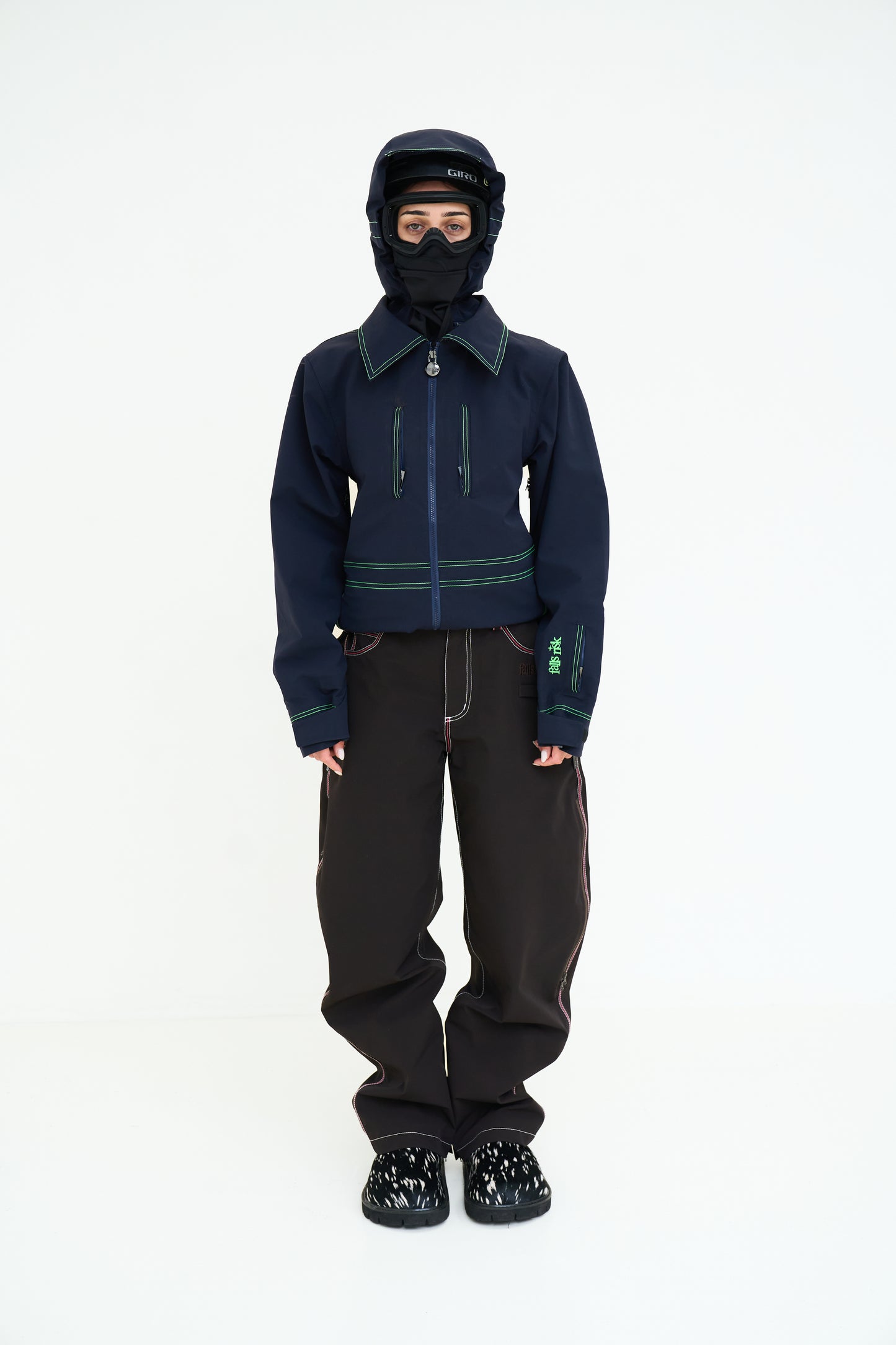NAVY SKI JACKET