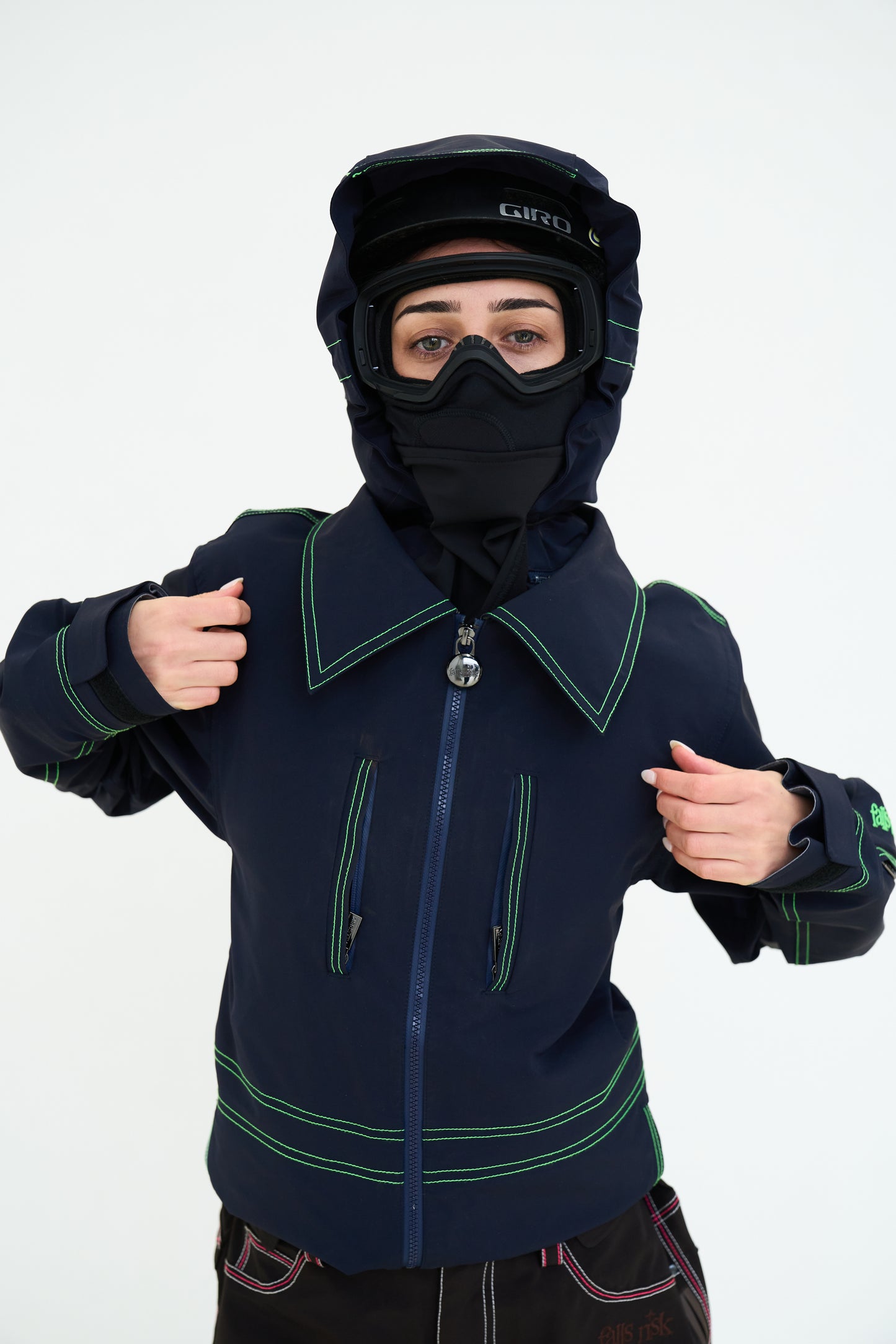 NAVY SKI JACKET