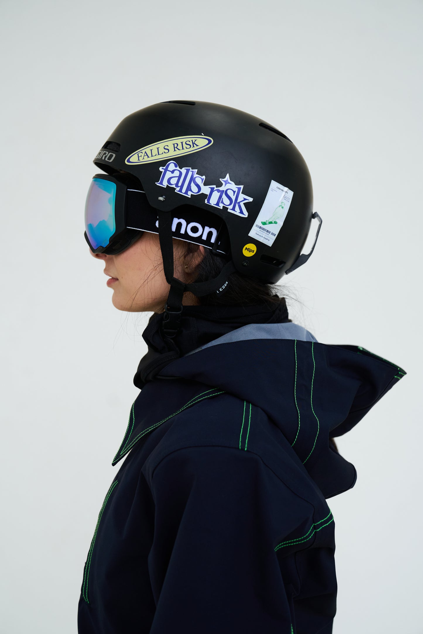 NAVY SKI JACKET