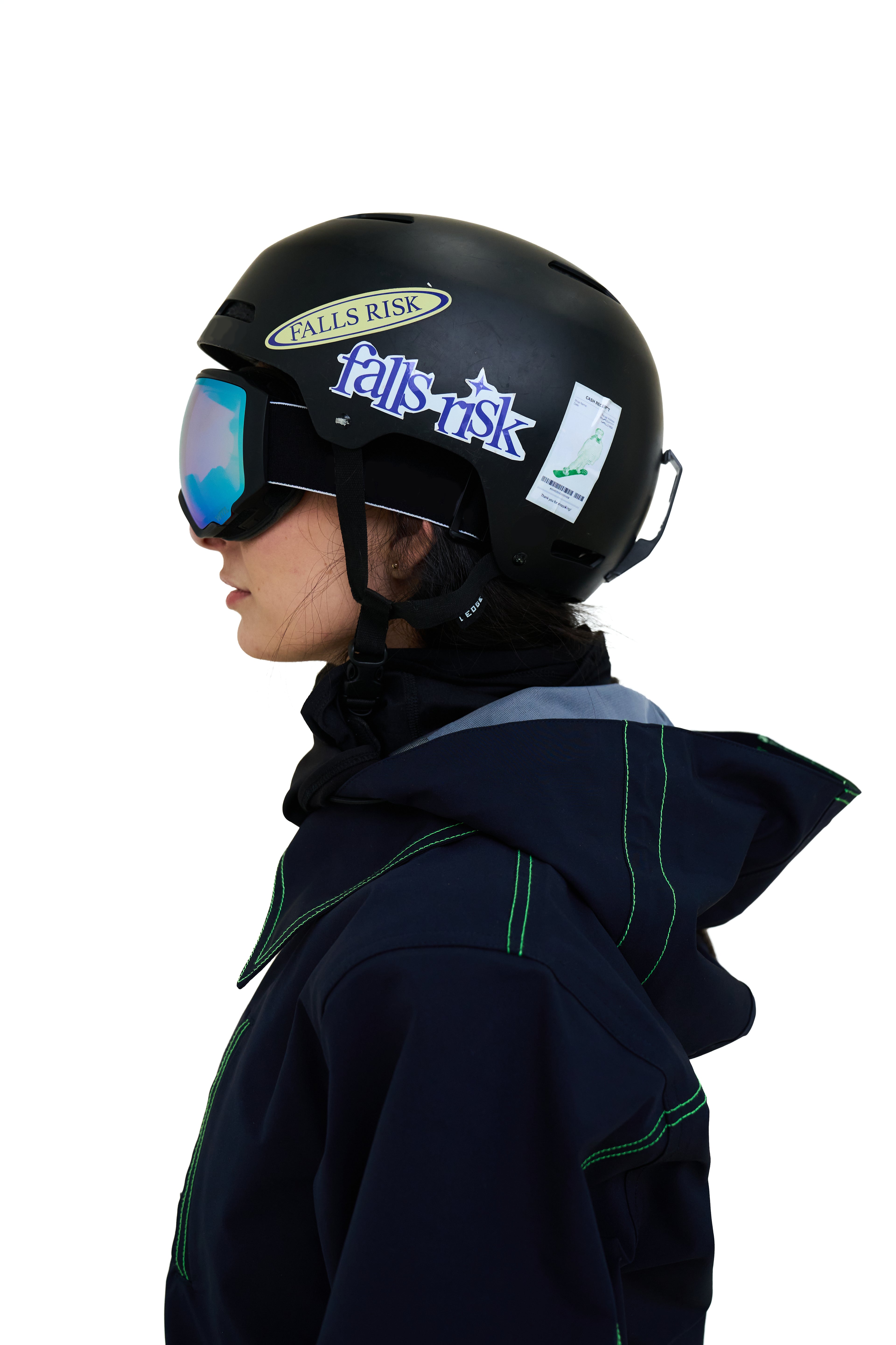 NAVY SKI JACKET