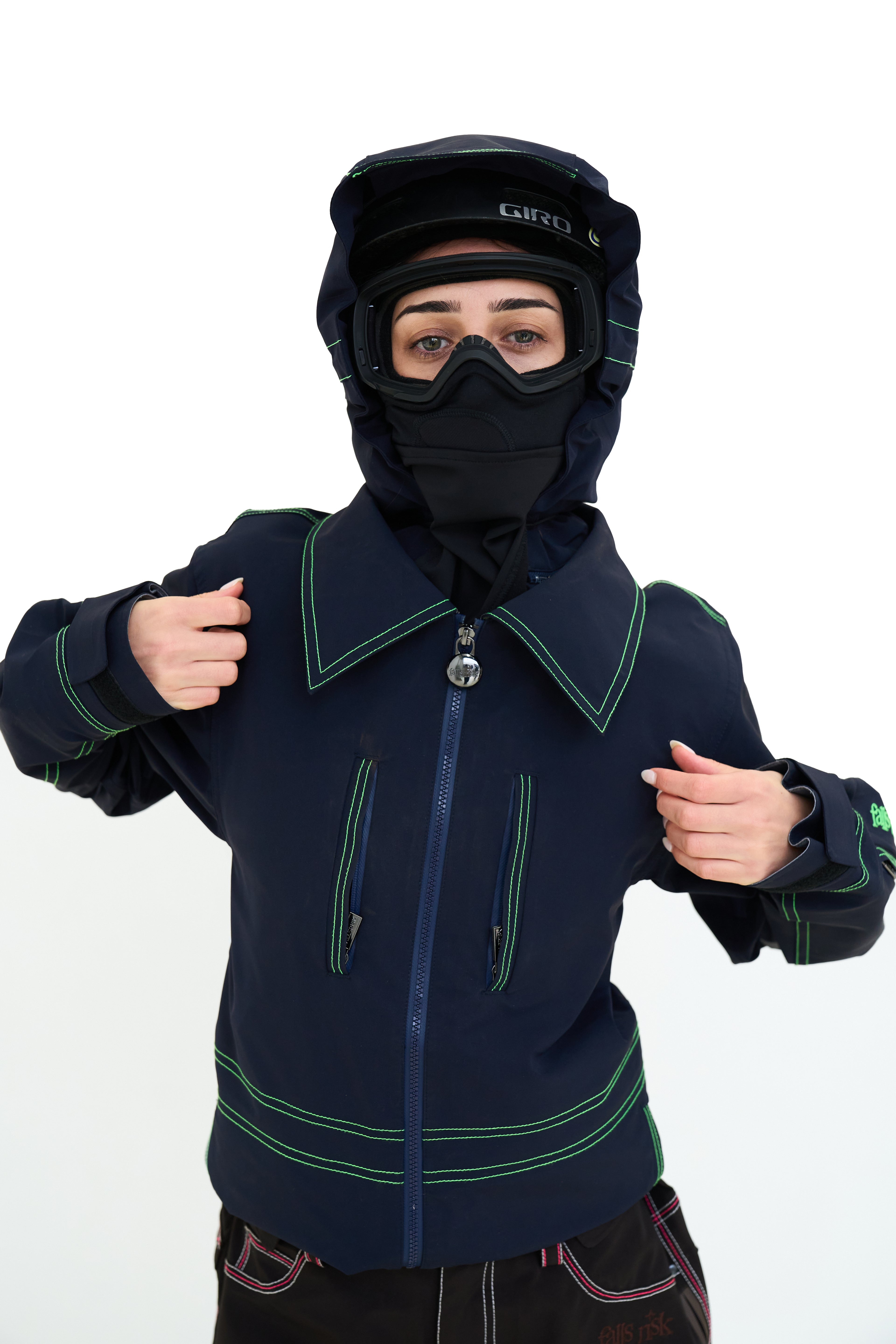 NAVY SKI JACKET