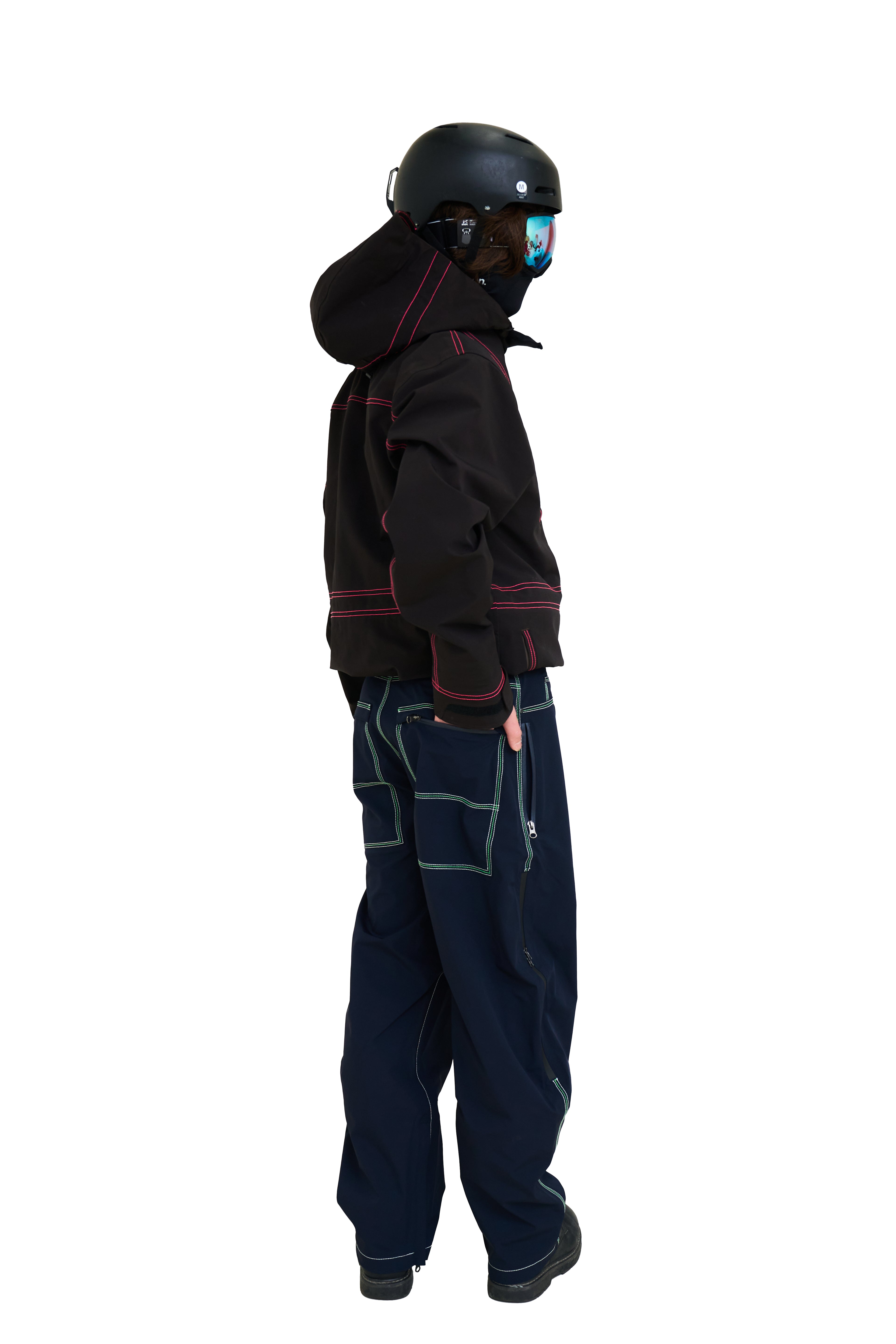 NAVY SKI PANTS
