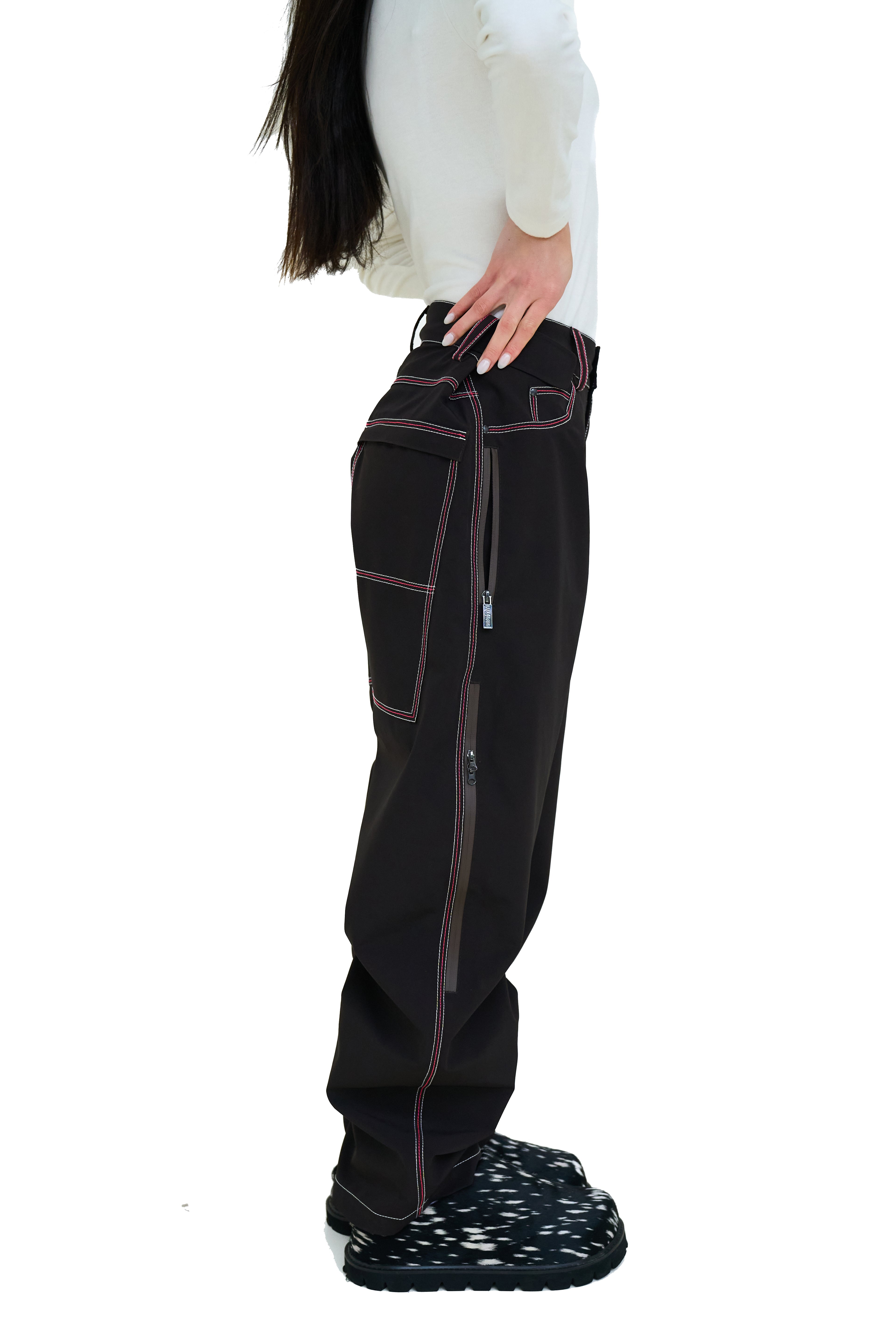 BROWN SKI PANTS